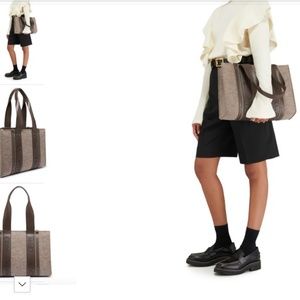 Chloe Woody Medium Felt Tote Bag with authenticity card / tags / dust bag